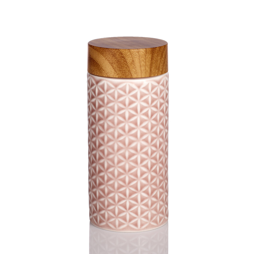 Lata Pattern Tumbler - Rose Pink