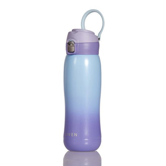 Liven Glow Rainbow™ Ceramic-Coated Water Bottle – 17 oz
