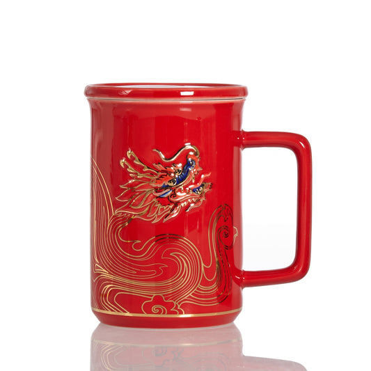 Auspicious Cloud Dragon Tea Mug