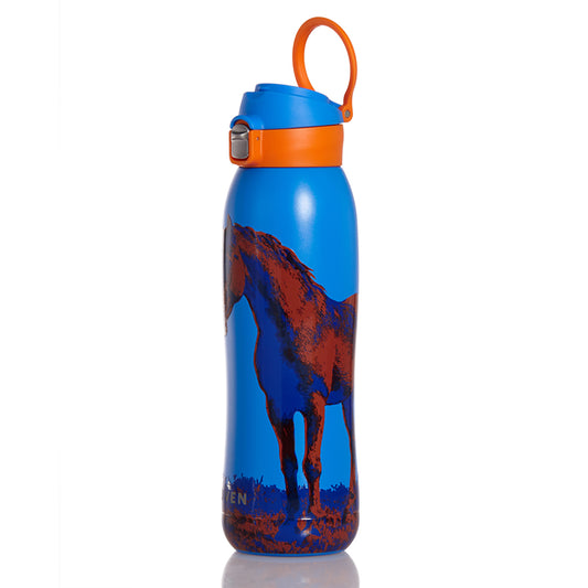 Liven Glow Ceramic-Coated Water Bottle 26 oz - Horse Year Edition