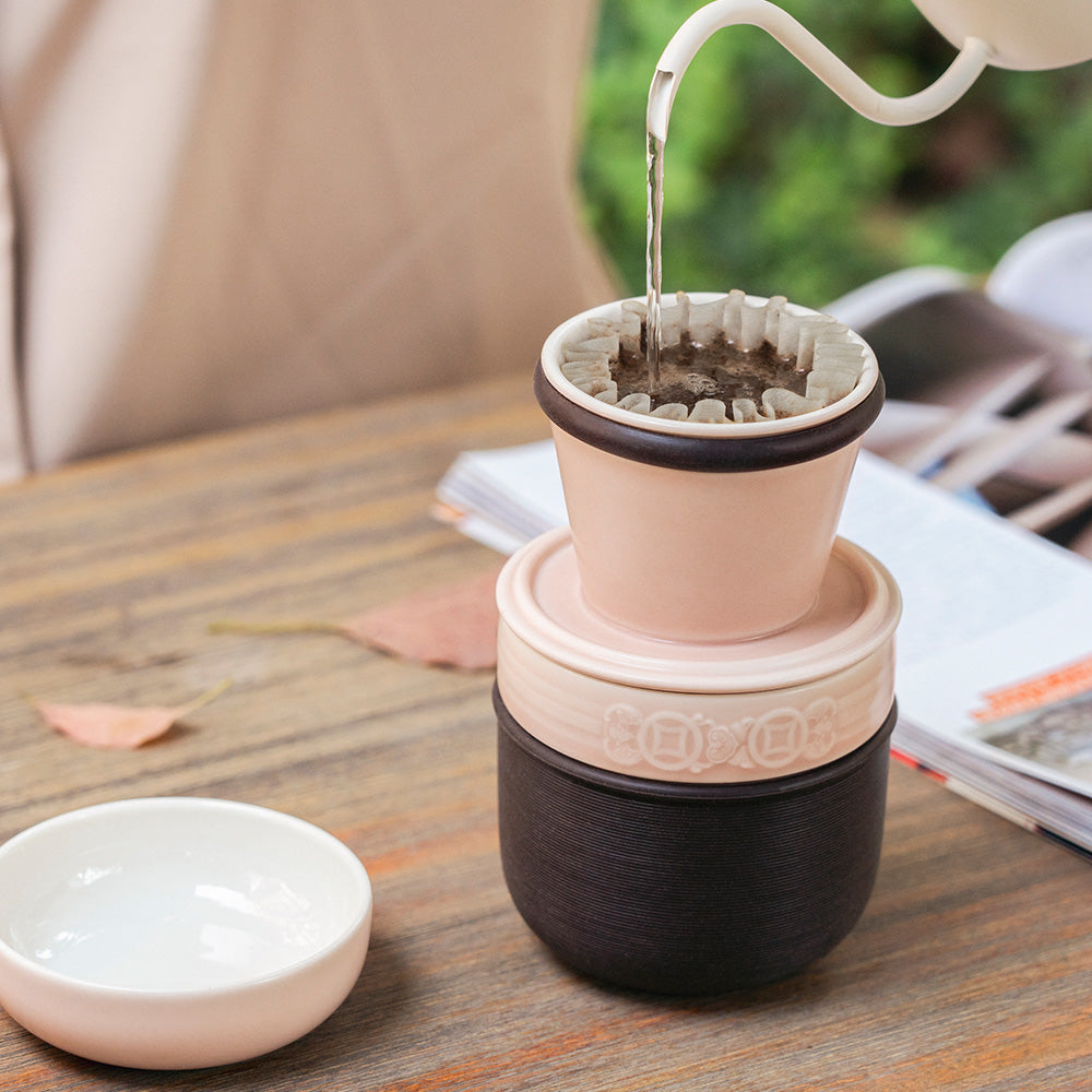 The Fortune Pour Over Dripper Coffee Set + Carrying Case