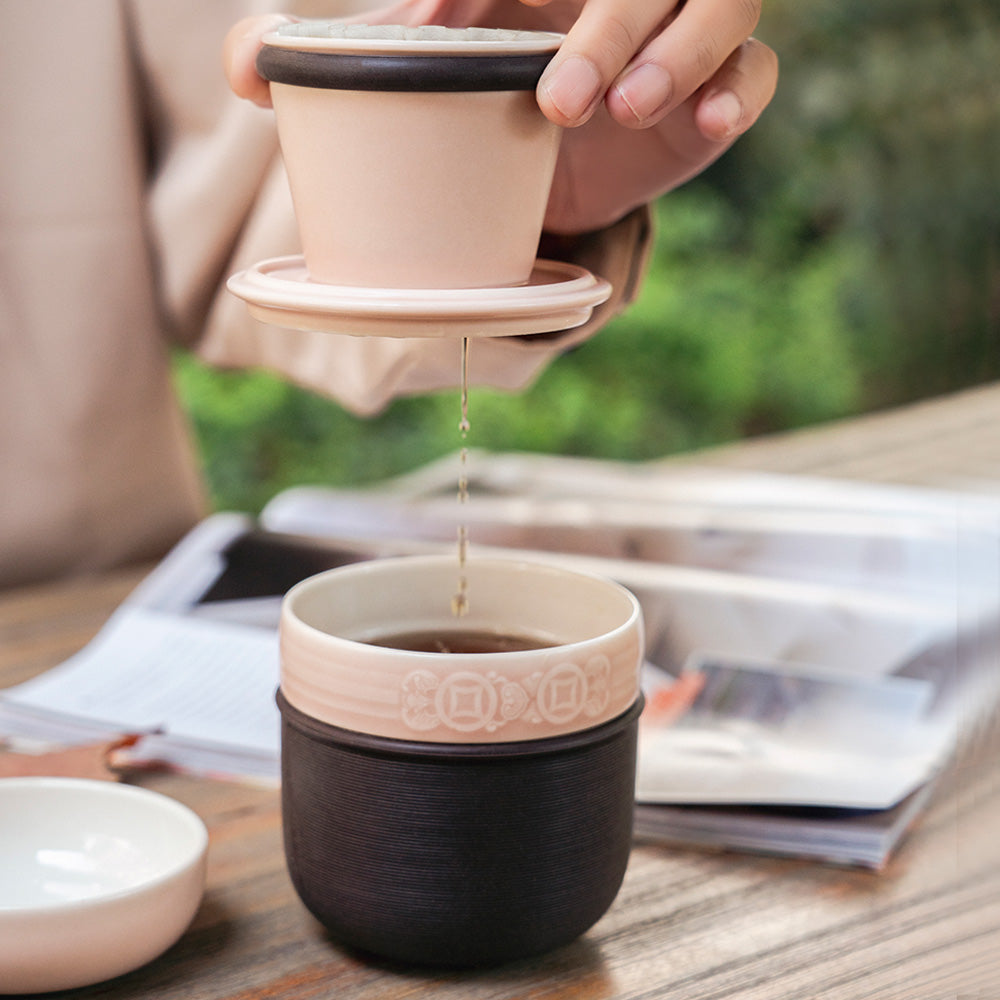 The Fortune Pour Over Dripper Coffee Set + Carrying Case