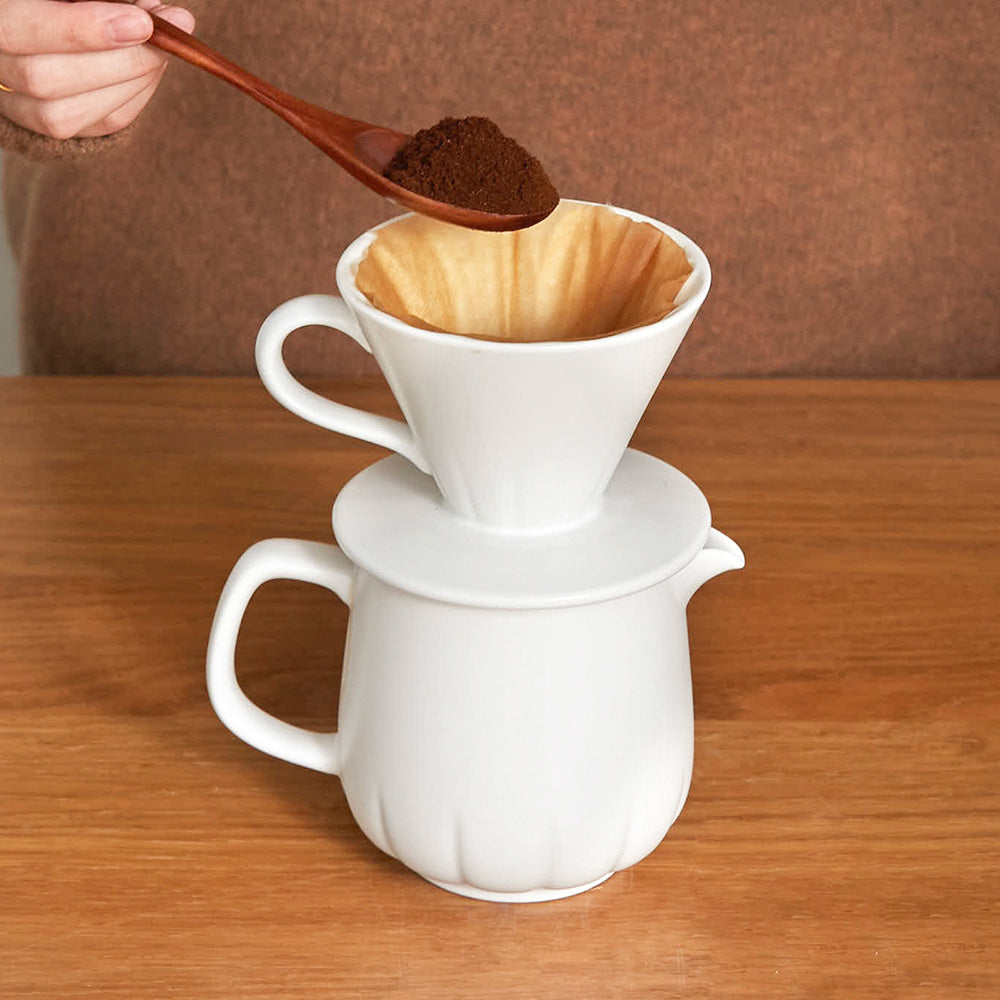 The pumpkin Coffee Filter Set + Carrying Case