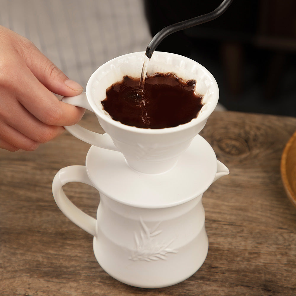 Bamboo Coffee Filter Set + Carrying Case