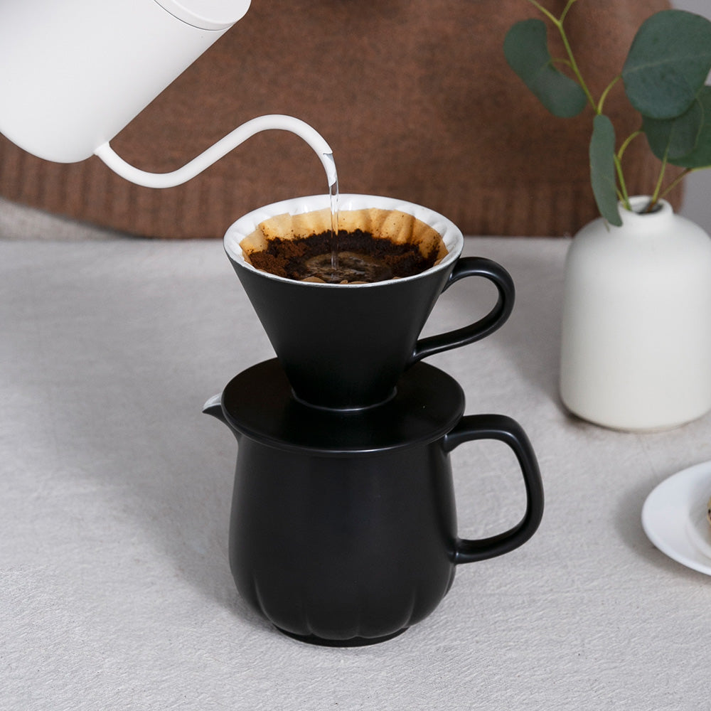 The pumpkin Coffee Filter Set + Carrying Case