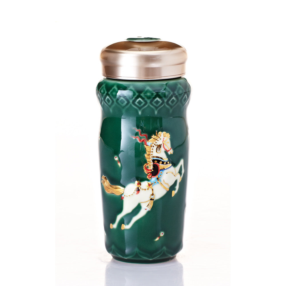 Royal Horses Tumbler Multi Color