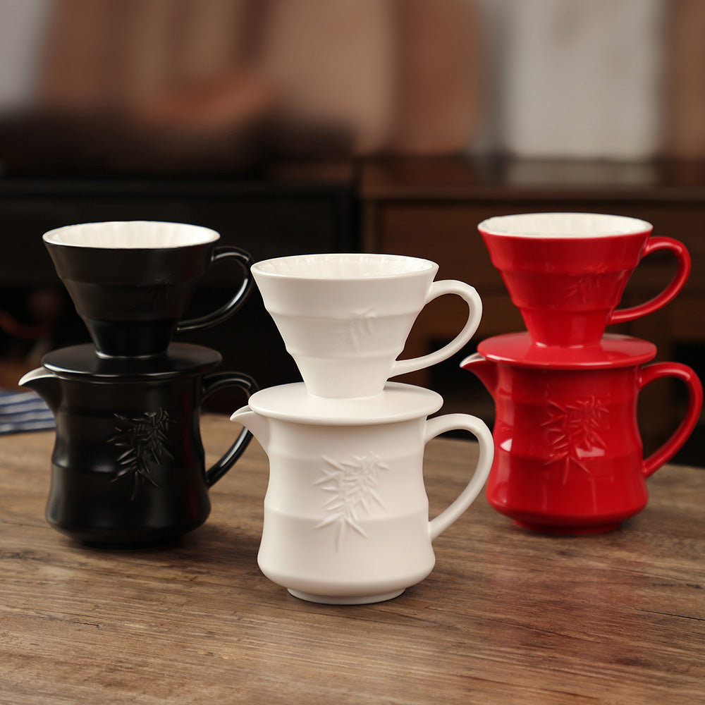 Bamboo Coffee Filter Set + Carrying Case