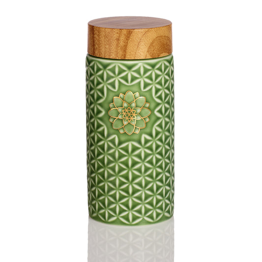 Flower of Life Travel Mug / Single Wall / 14 oz