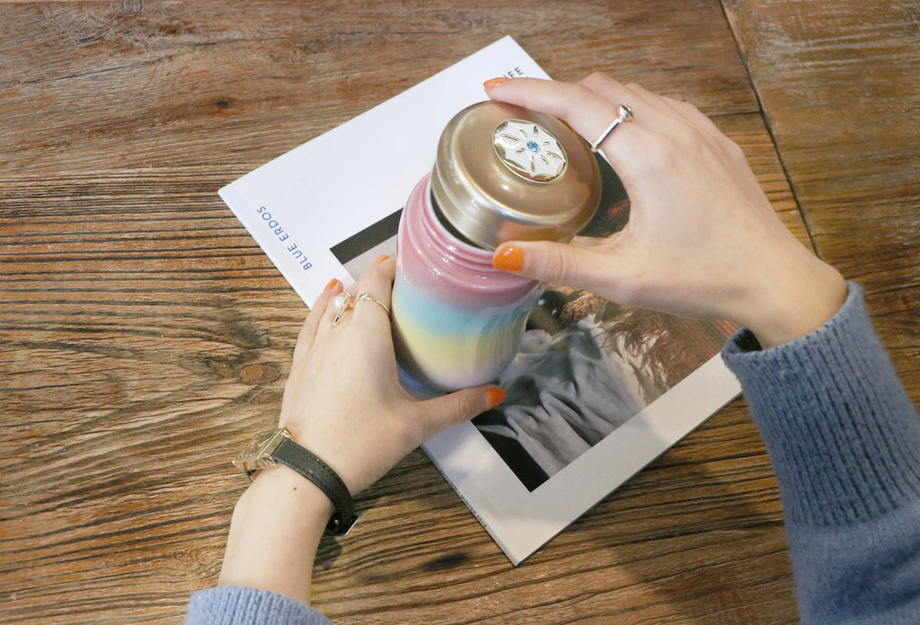 Rainbow with Swarovski element Tumbler