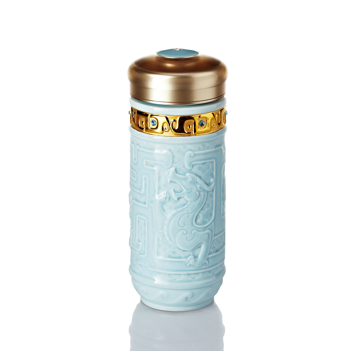 The Soaring Dragon Crystal Travel Mug