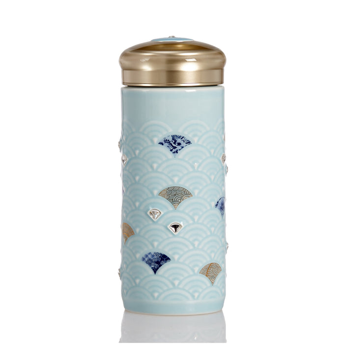 Linglong Serenity Crystal Travel Mug