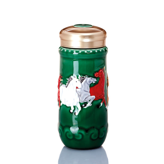 Running Horses Tumbler