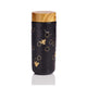 Black and Hand-Painted Gold Bees