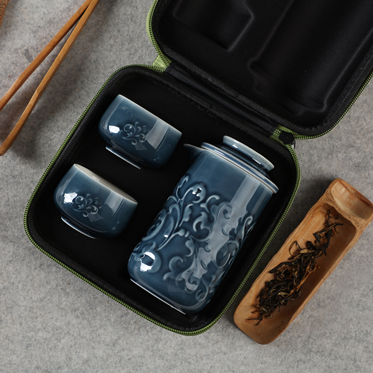 Flourishing Peony Tea Set