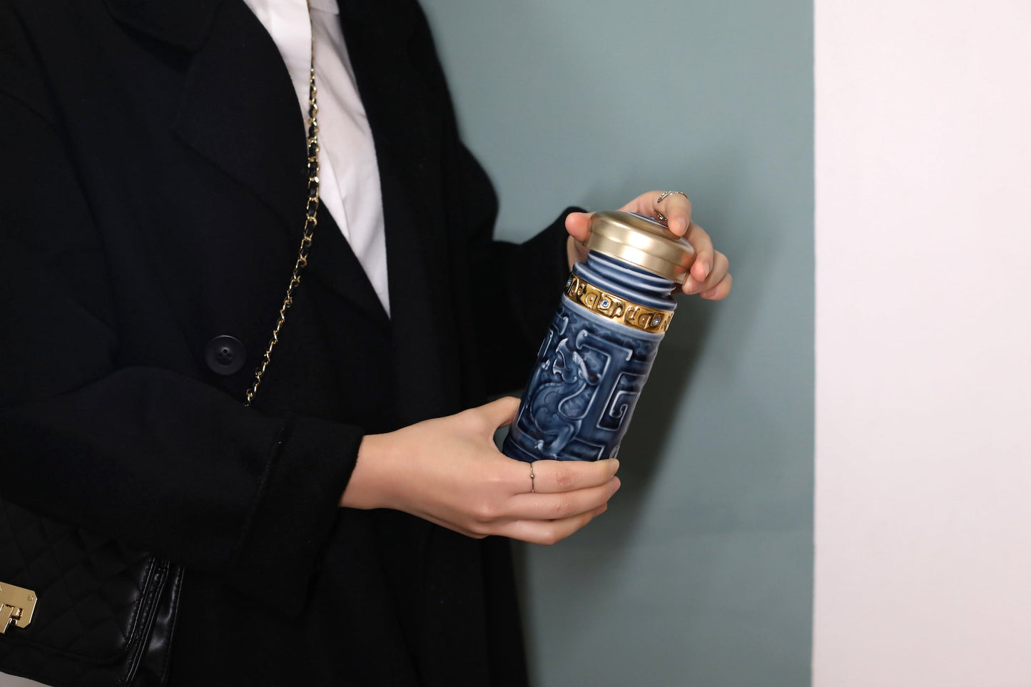 The Soaring Dragon Crystal Travel Mug