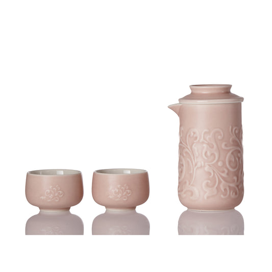 Flourishing Peony Tea Set