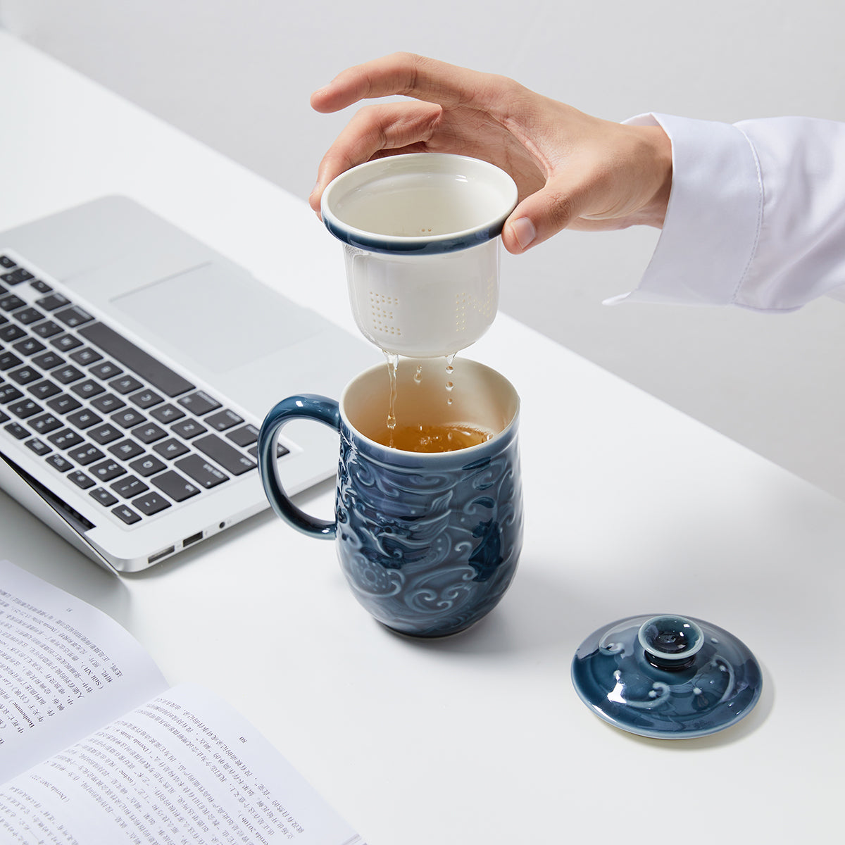 Imperial Dragon Tea Mug Set