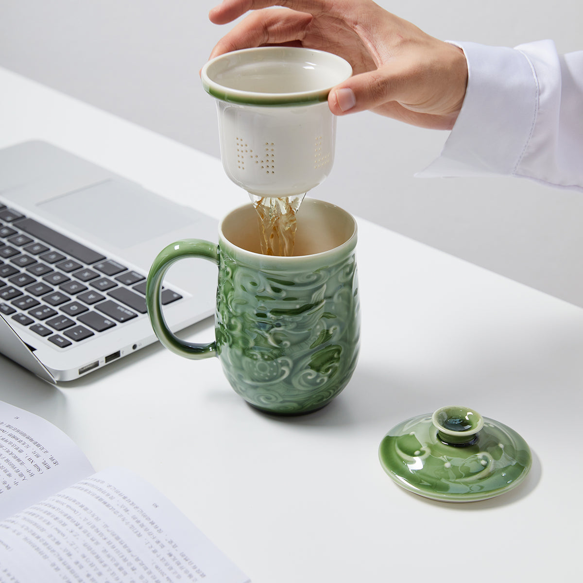 Imperial Dragon Tea Mug Set