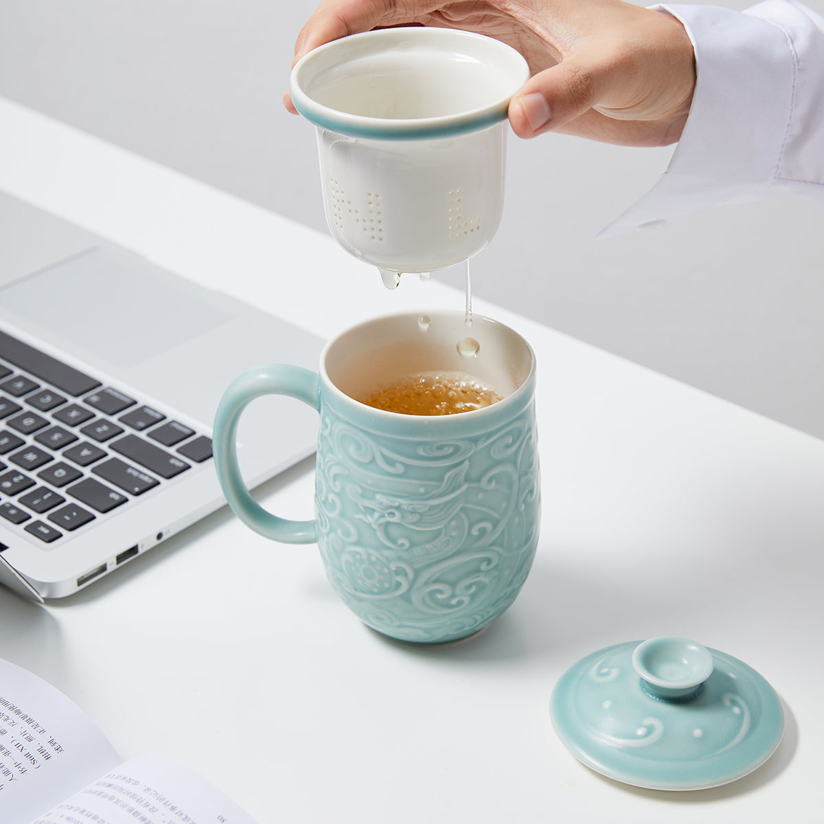 Imperial Dragon Tea Mug Set