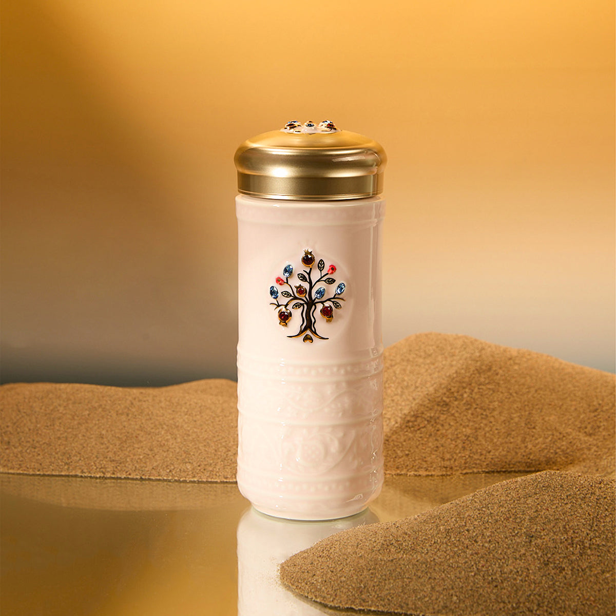 Tree of Life Crystal Travel Mug