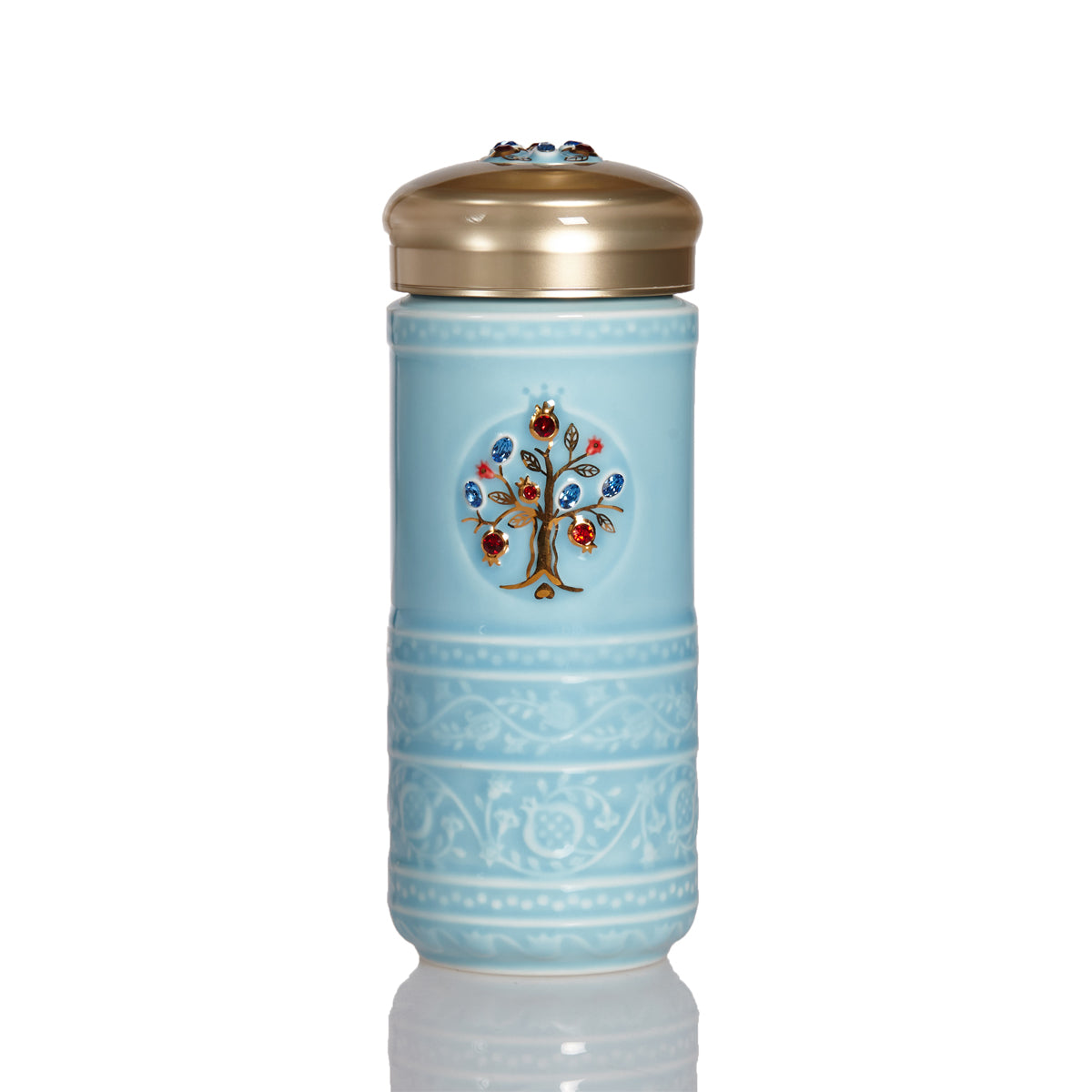Tree of Life Crystal Travel Mug