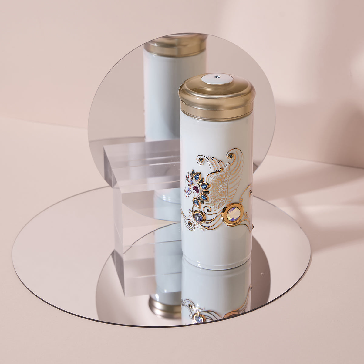 Royal Pegasus Crystal Travel Mug