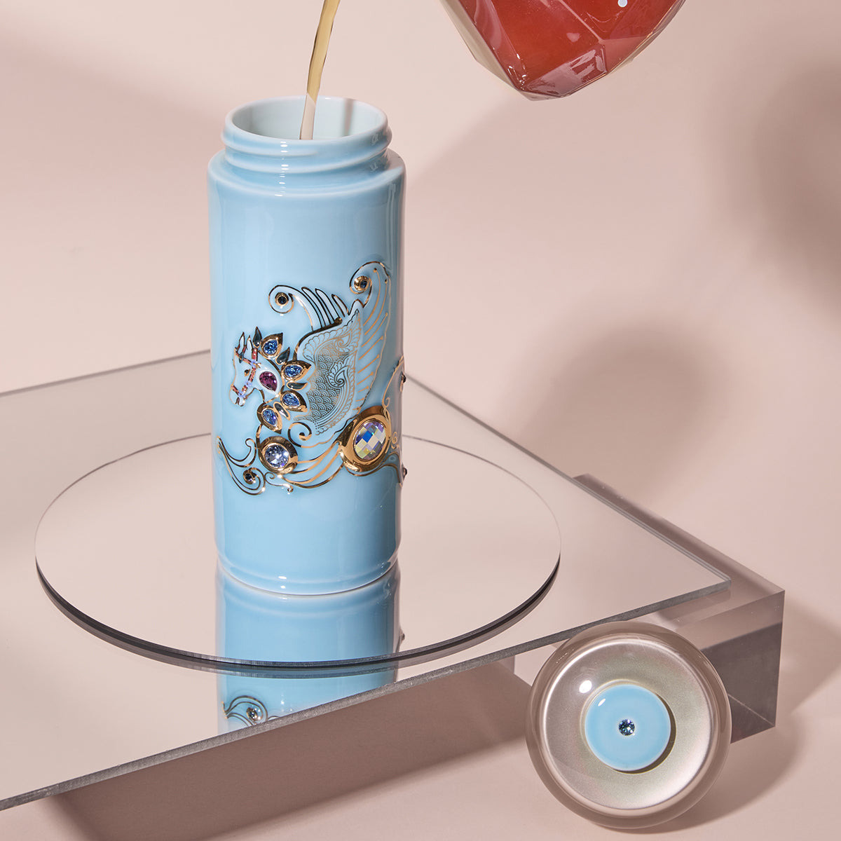 Royal Pegasus Crystal Travel Mug