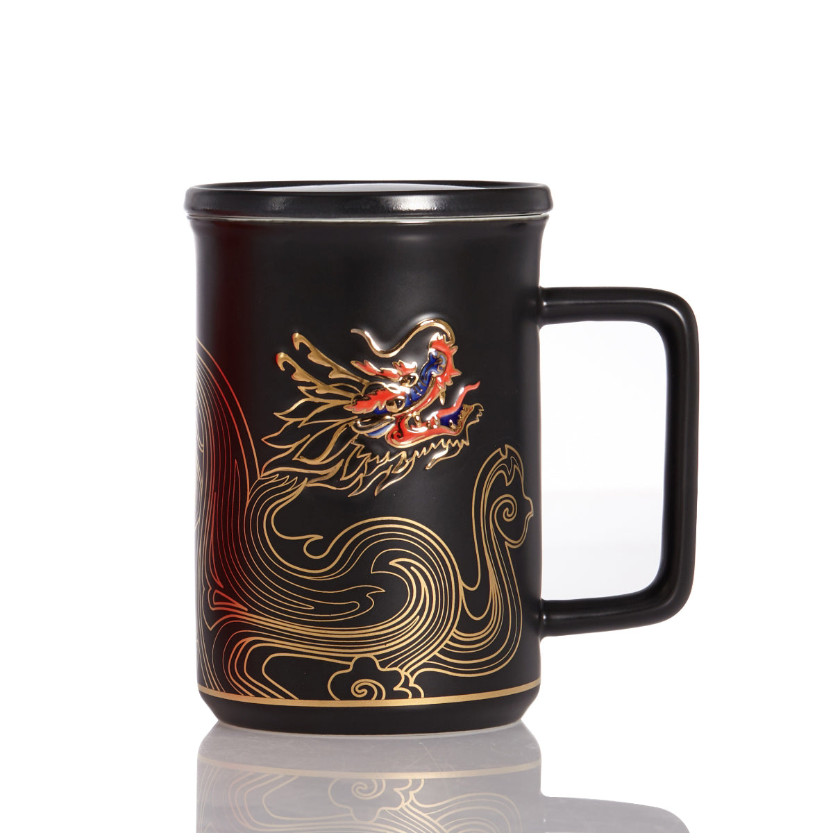 Auspicious Cloud Dragon Tea Mug