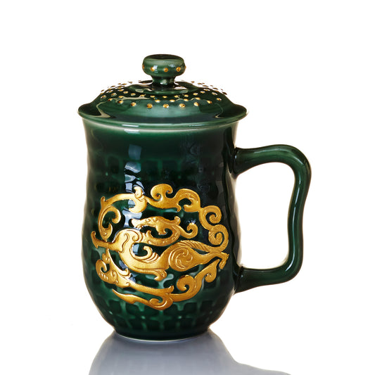 Determination Tall Mug with Lid