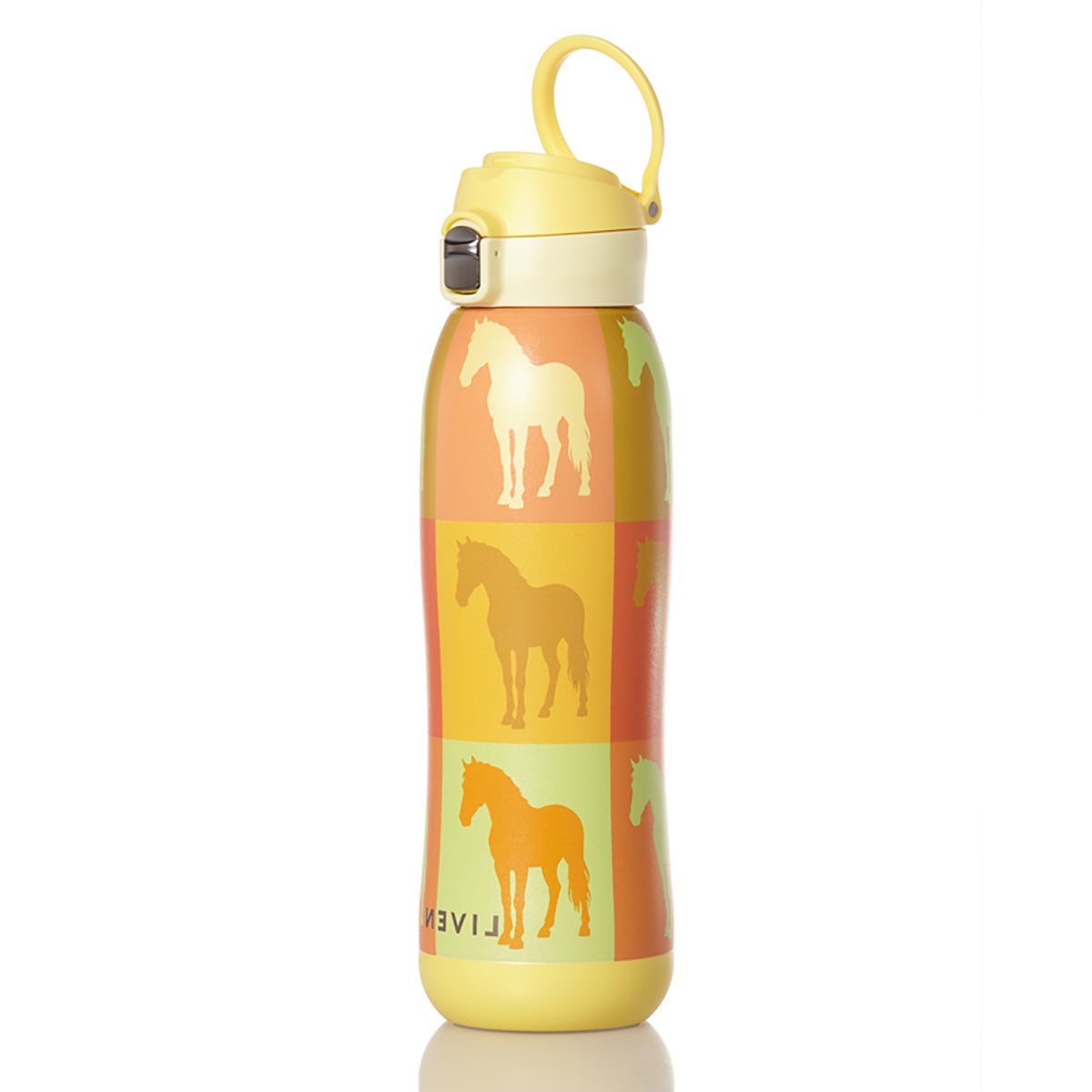 Liven Glow Ceramic-Coated Water Bottle 26 oz - Horse Year Edition