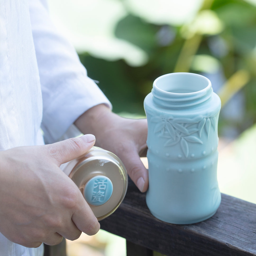 Mini Bamboo Blessings Travel Mug