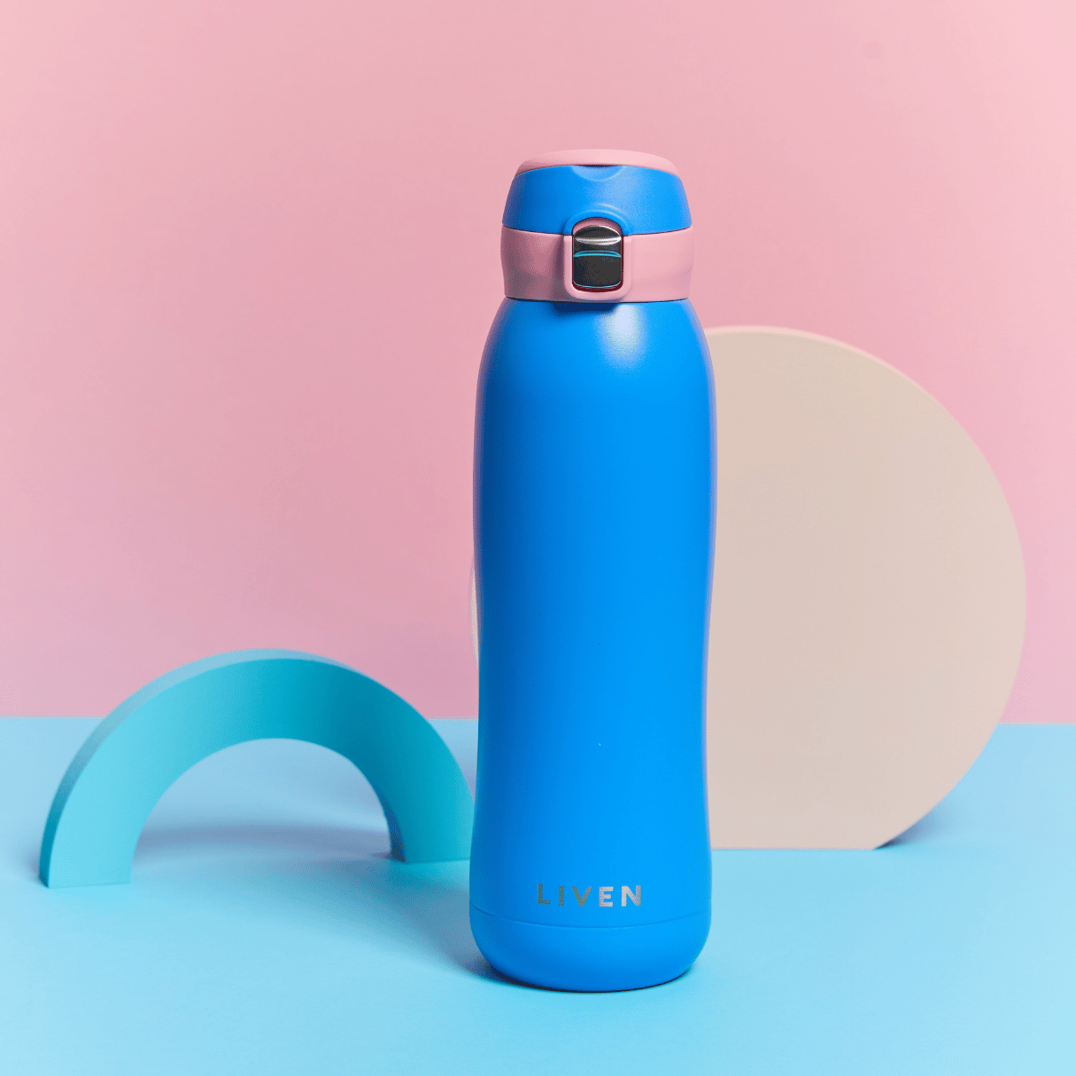 Liven Glow Pop™ Ceramic-Coated Water Bottle – 26 oz
