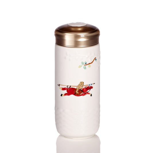 Monkey on the Horse Tumbler