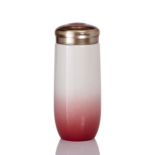 Red Ombre Ceramic Tumbler