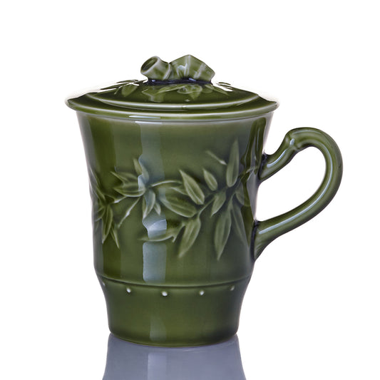 Bamboo Tall Mug with Lid