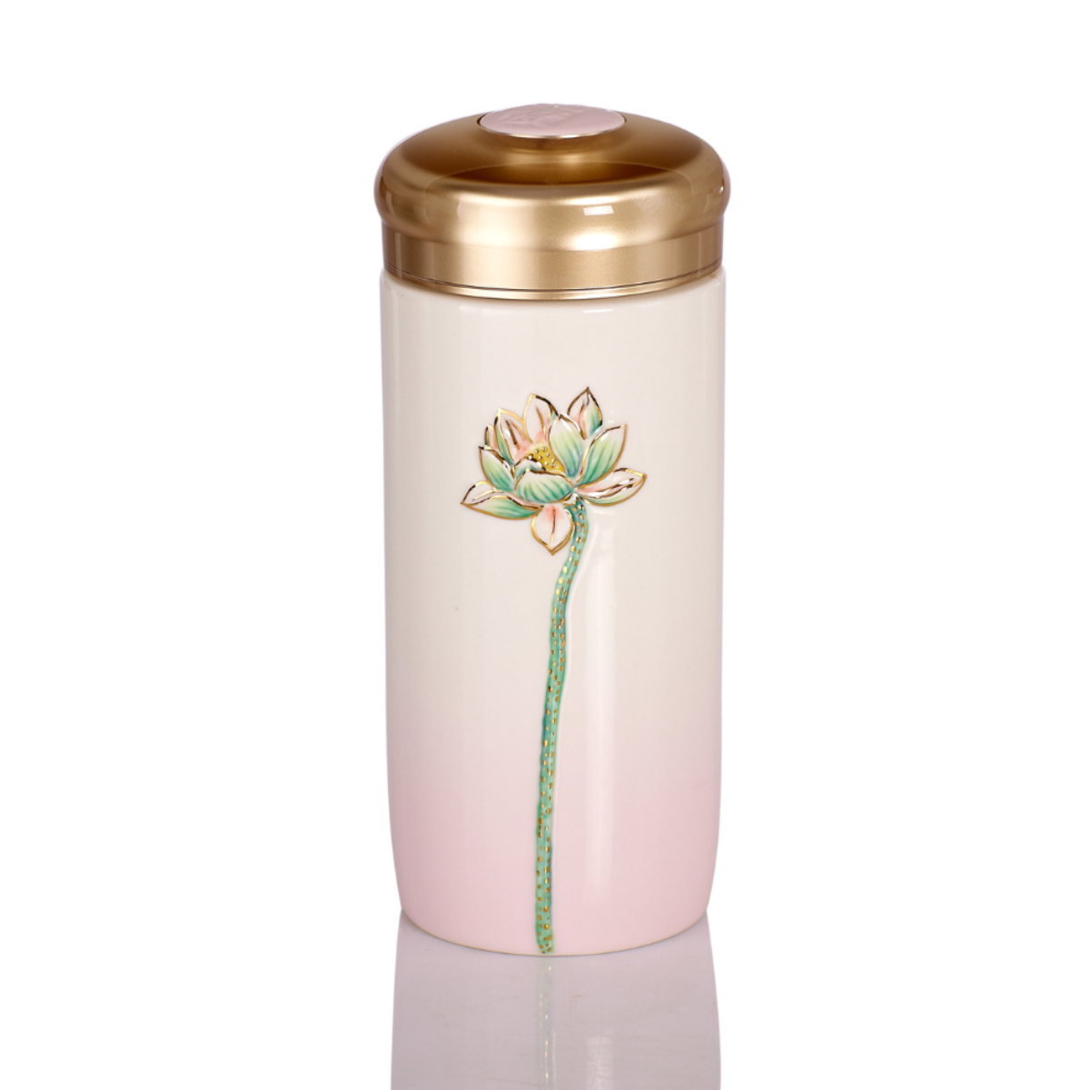 Lotus Beauty Tea Tumbler
