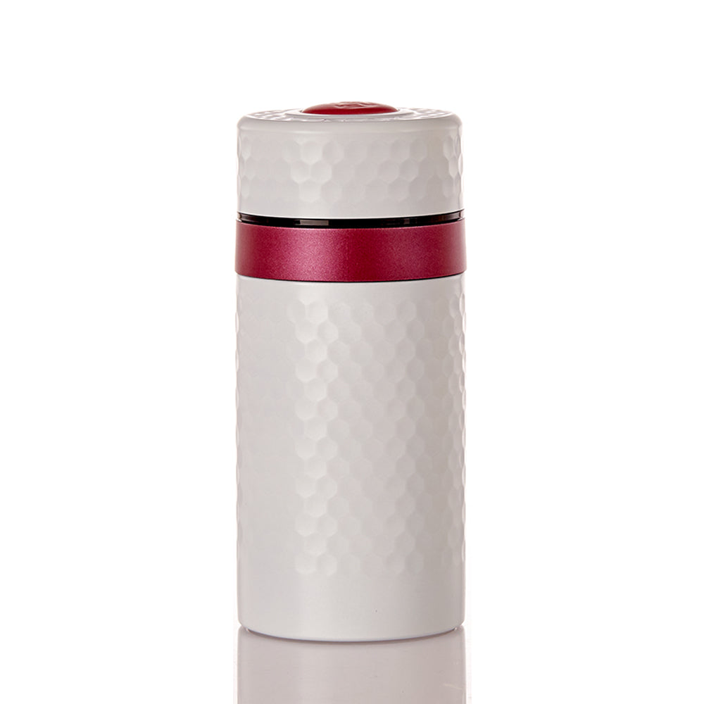 Small Harmony Stainless Steel Travel Mug with Ceramic Wall with Carrying Case