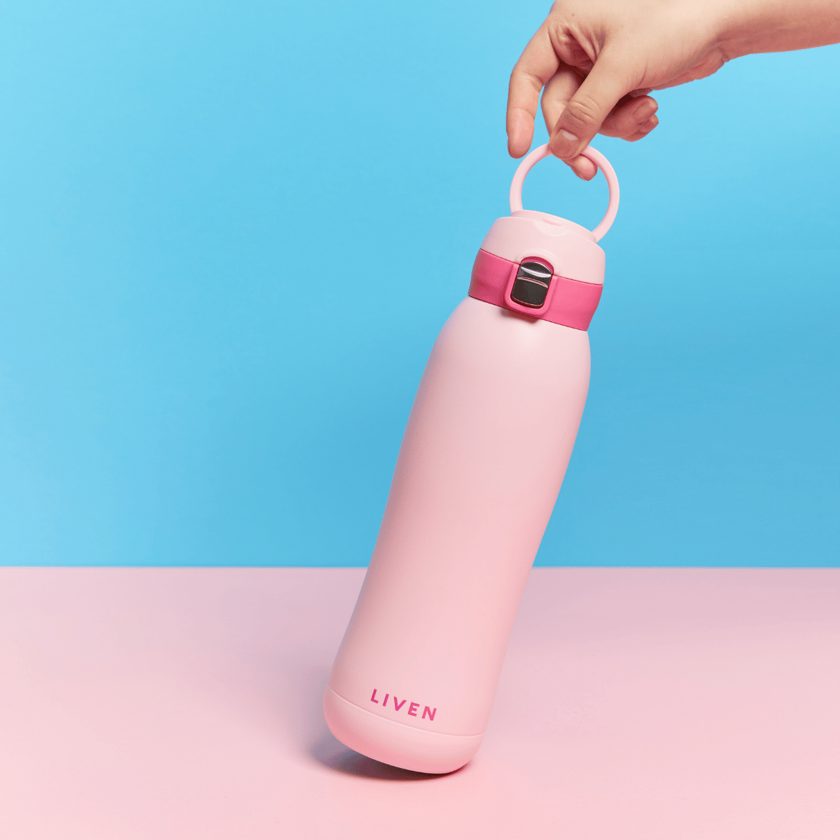 Liven Glow Pop™ Ceramic-Coated Water Bottle – 26 oz