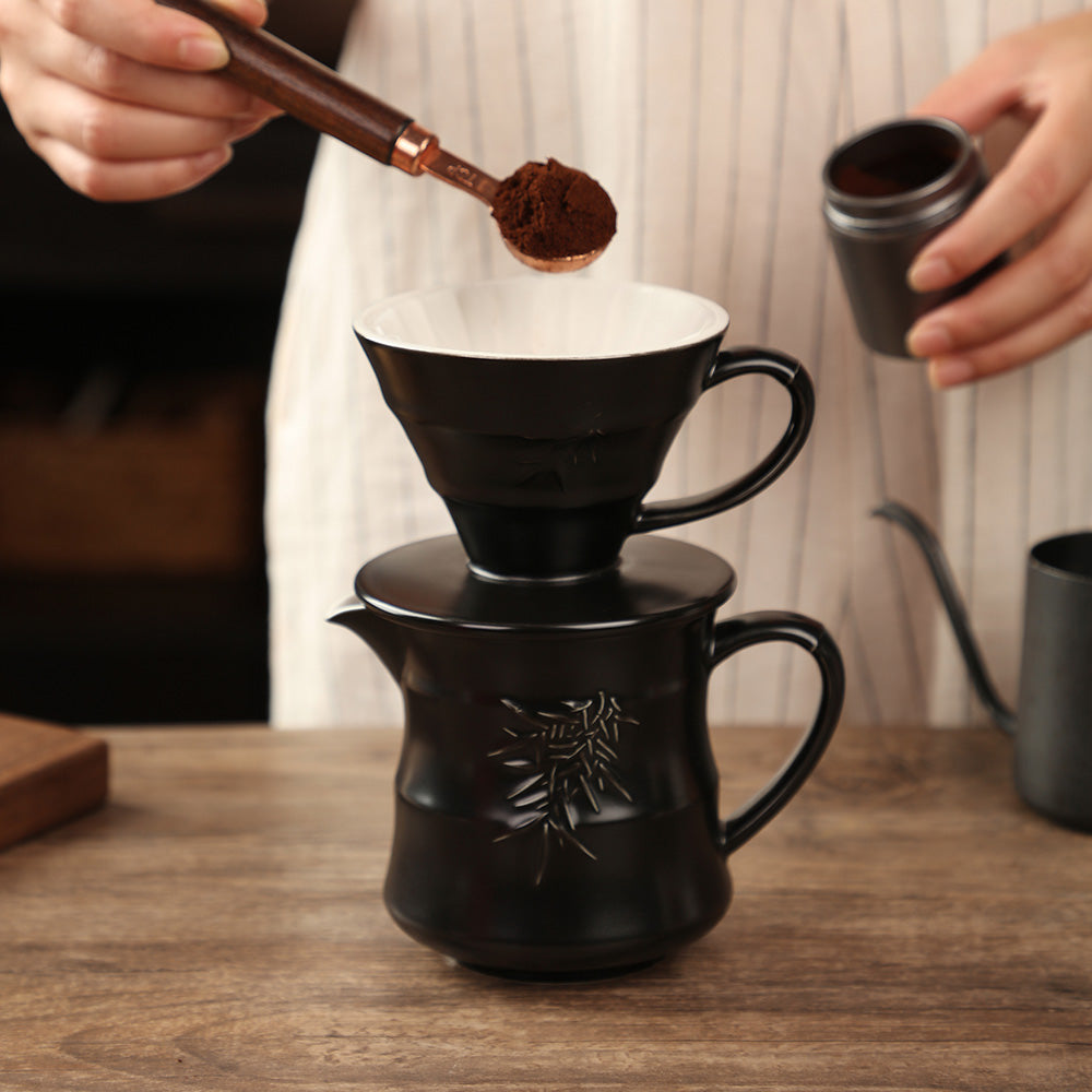 Bamboo Coffee Filter Set + Carrying Case