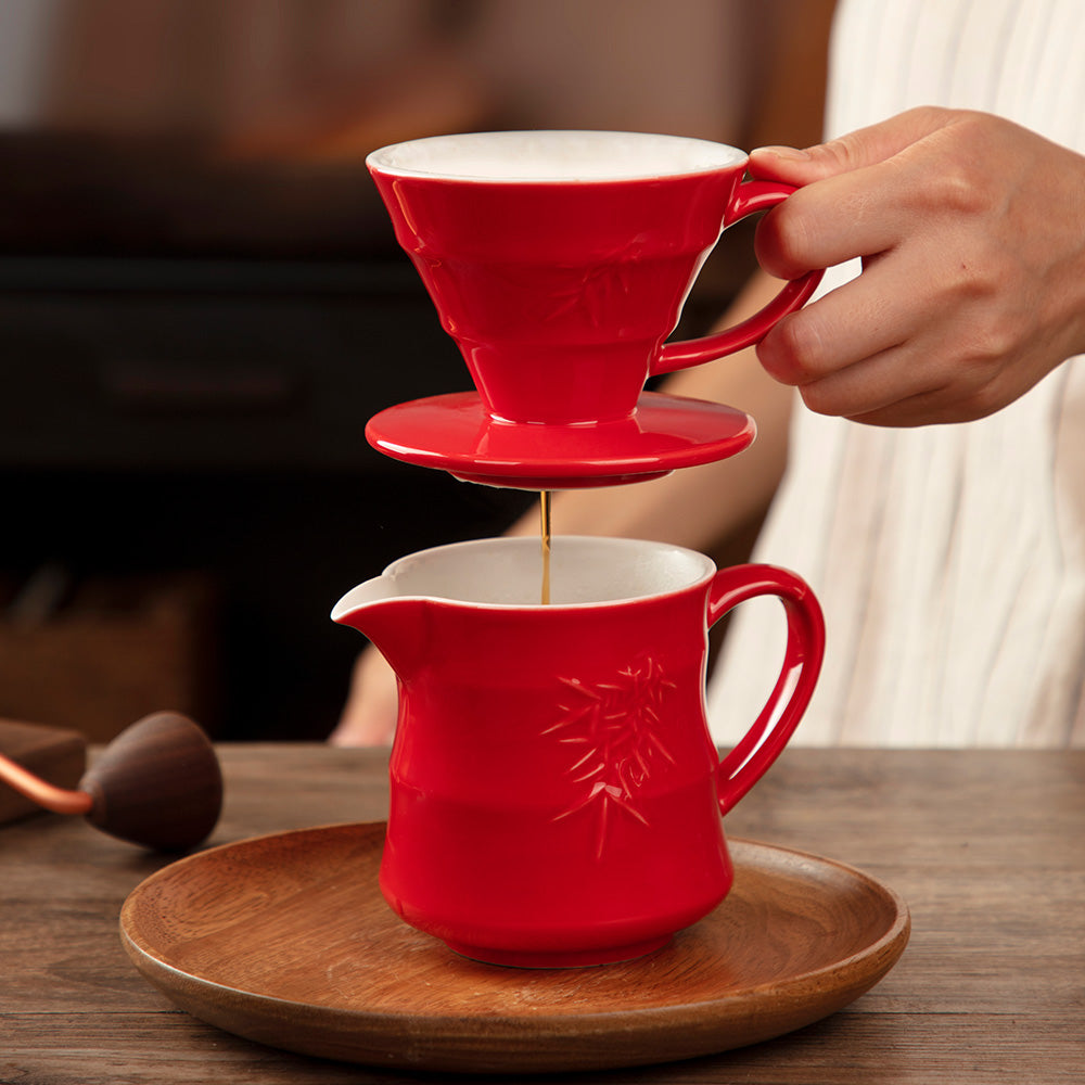 Bamboo Coffee Filter Set + Carrying Case