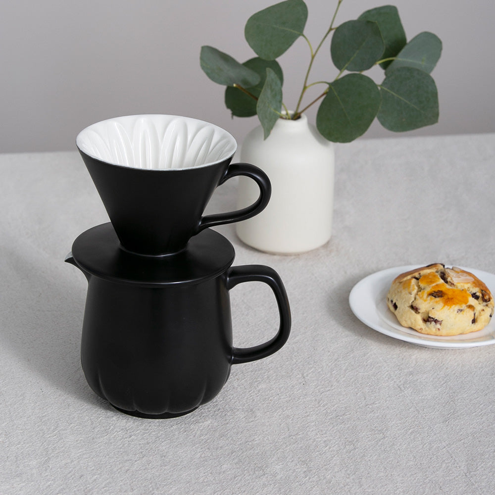 The pumpkin Coffee Filter Set + Carrying Case