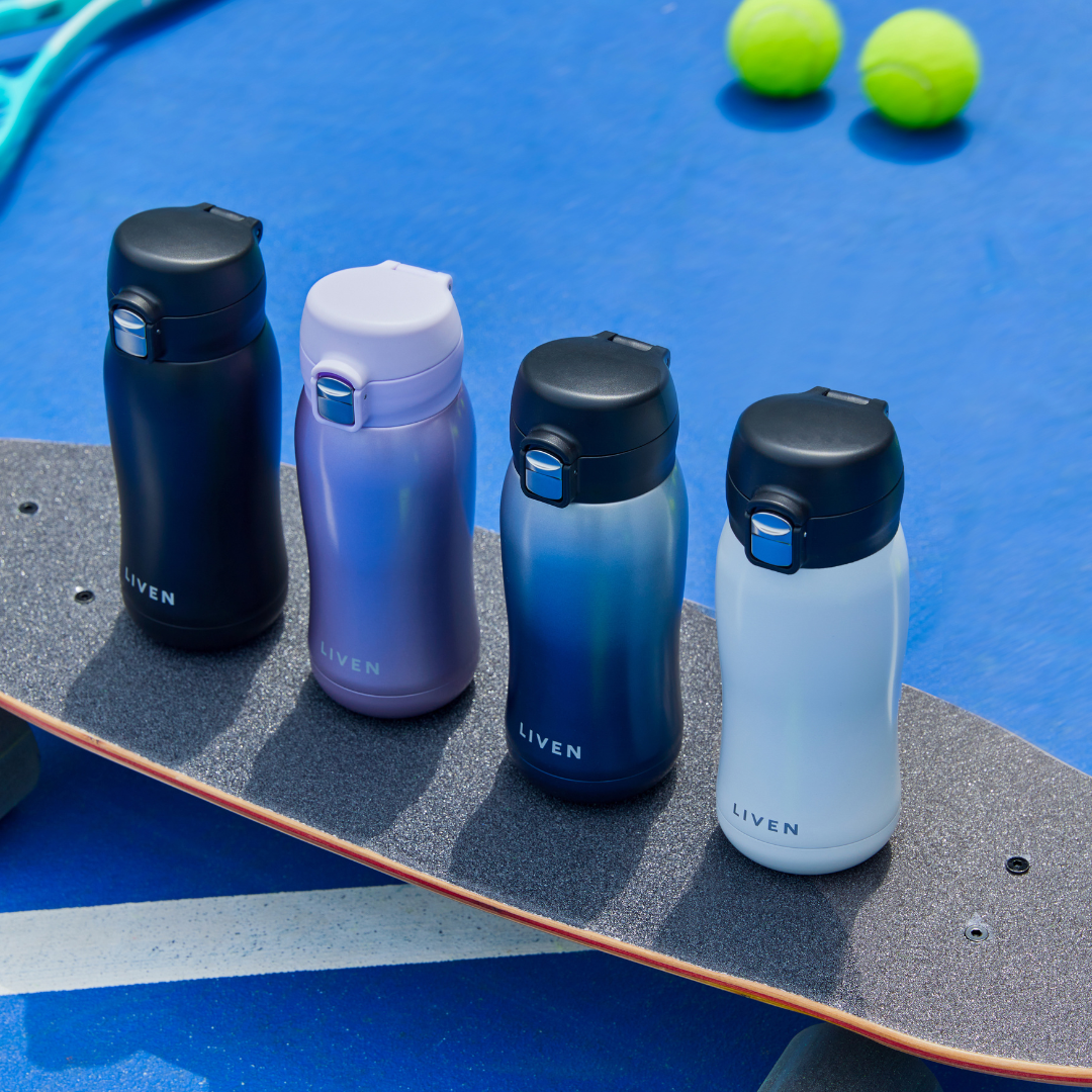 Liven Glow Classic Ceramic-Coated Water Bottle