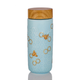 Baby Blue with Hand-Painted Gold