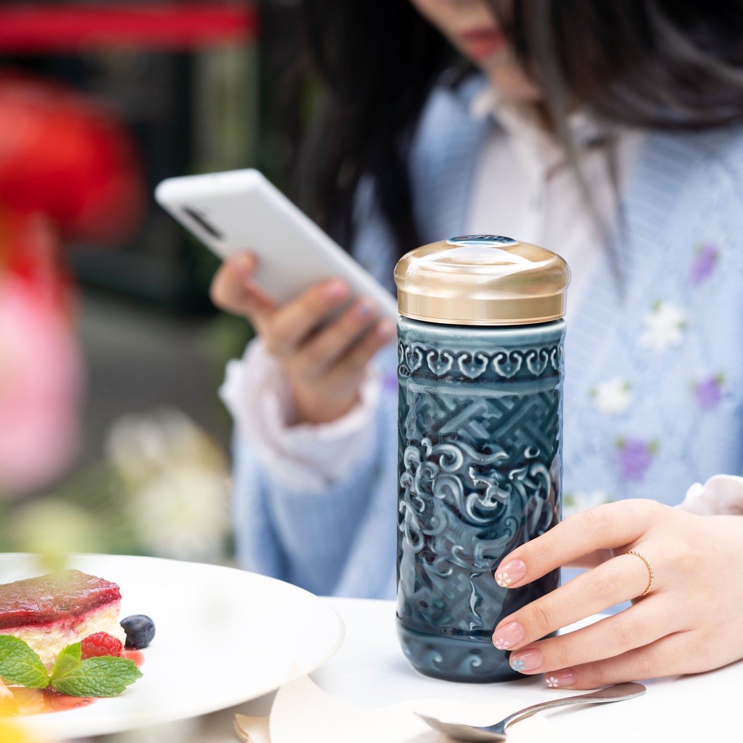 Prosperous Ruyi Dragon Tumbler