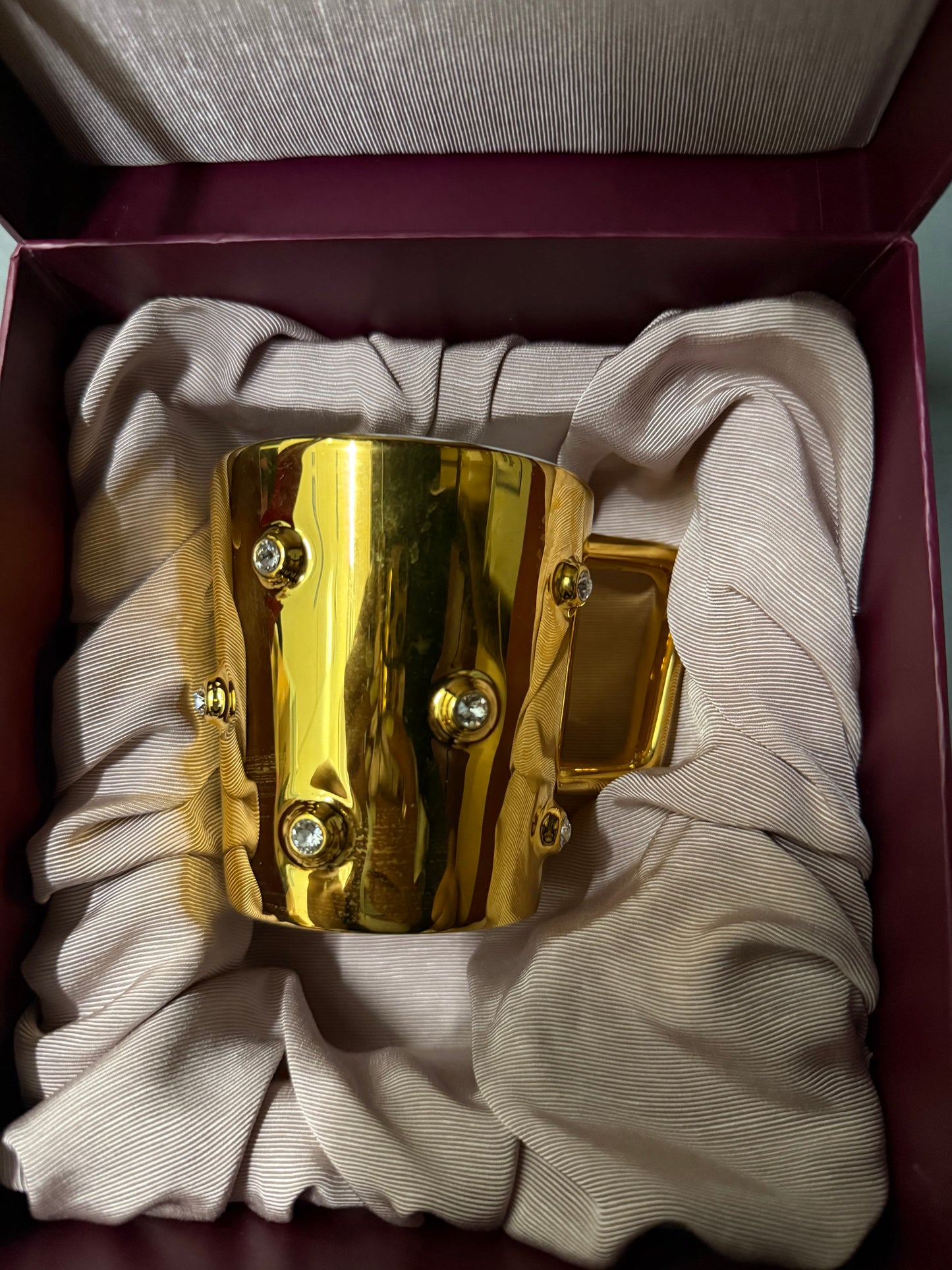 Golden Age Swarovski Coffee Mug