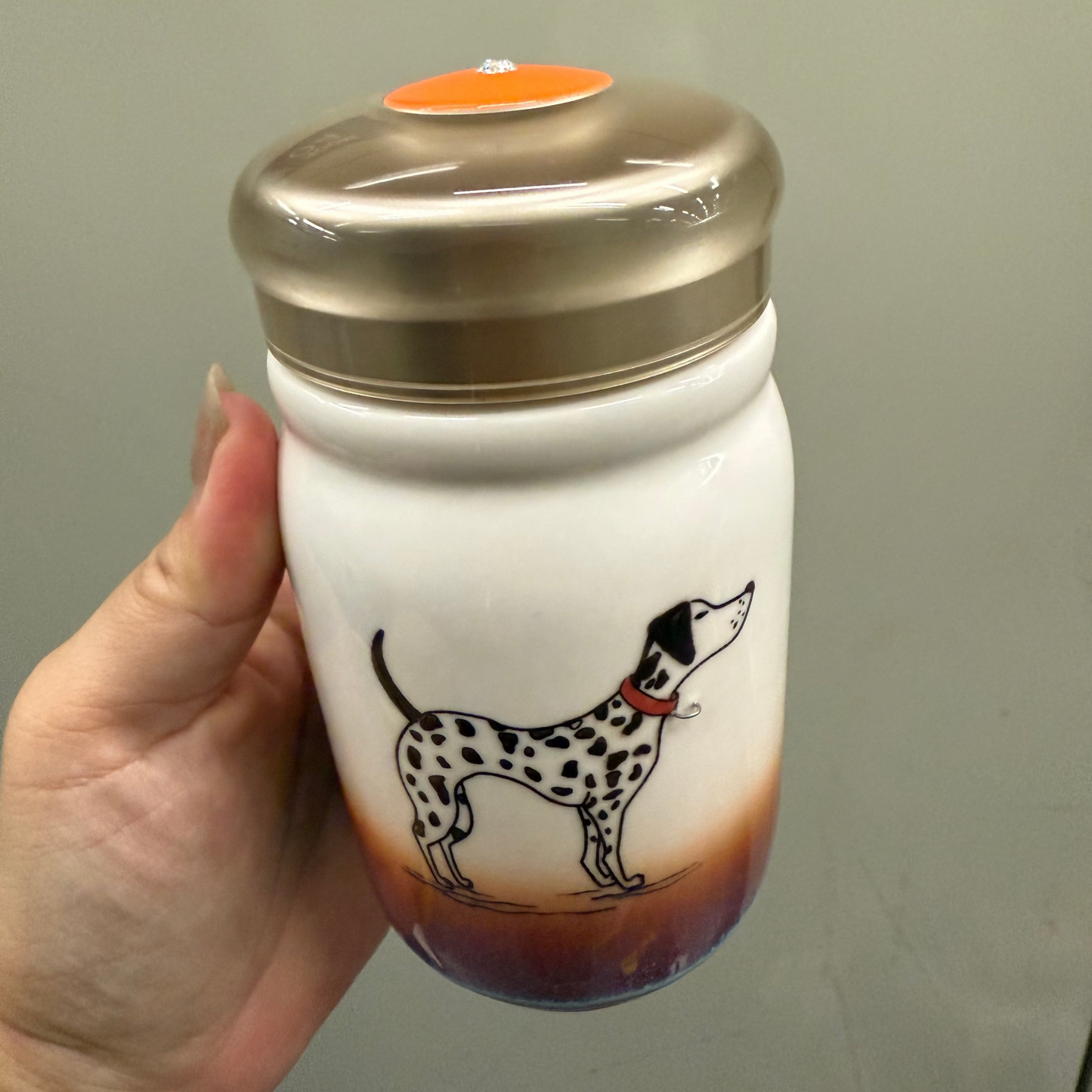 JiXing Swarovski 101 Dog Tumbler