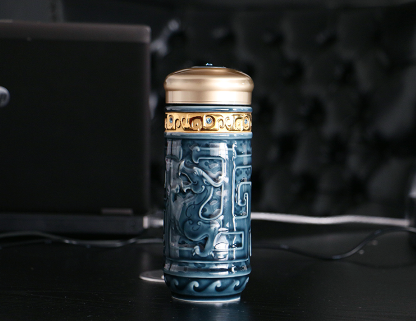 The Soaring Dragon Crystal Travel Mug