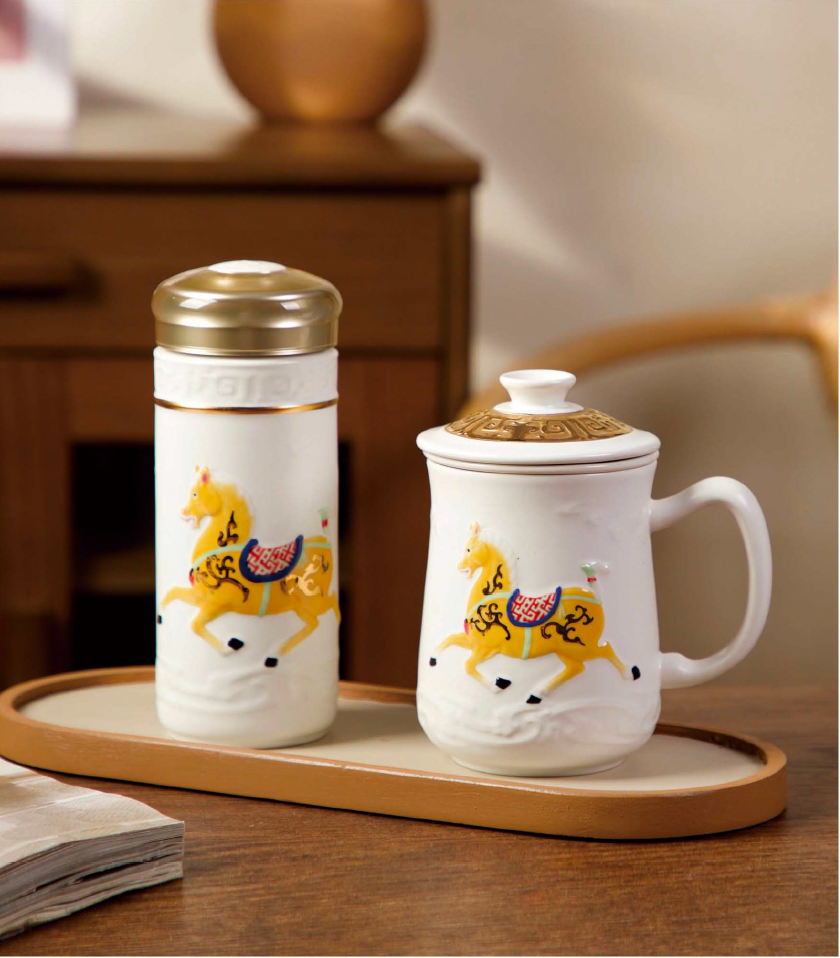 Prosperous Steeds Heritage Tea Mug Set Collection