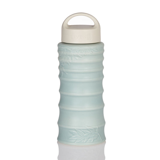 Classic Bamboo Joint Tea Tumbler with Carrying Lid  (16 oz )