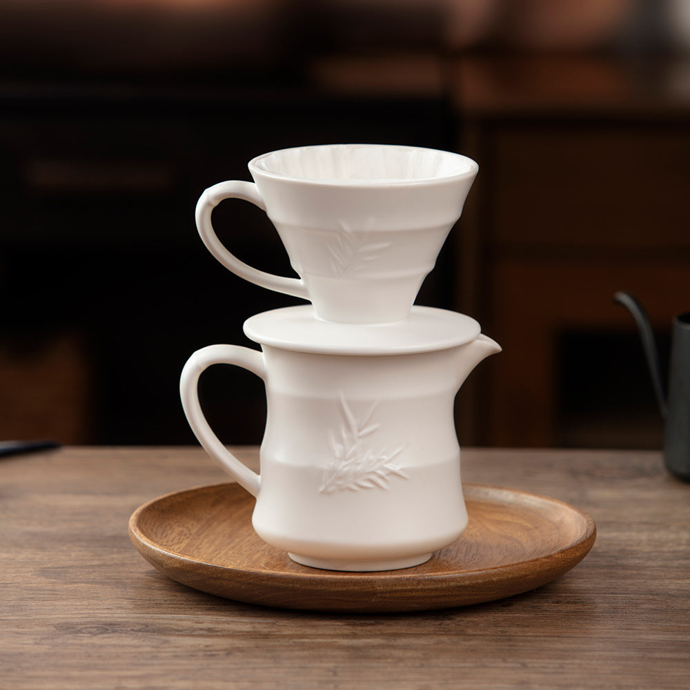 Bamboo Coffee Filter Set + Carrying Case